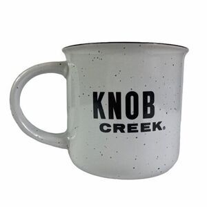 Knob Creek Bourbon Mug Work Hard Drink Whiskey Ceramic Coffee Cup Barware Gift